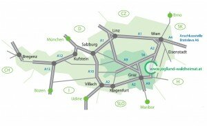 Lageplan Region